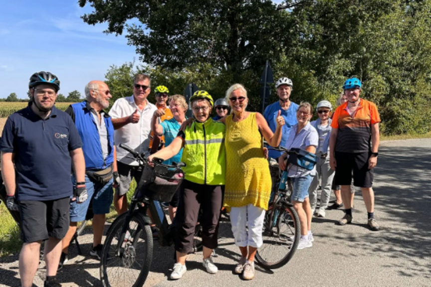 Gruppenfoto im Sachsenwald Gruppenfoto im Sachsenwald