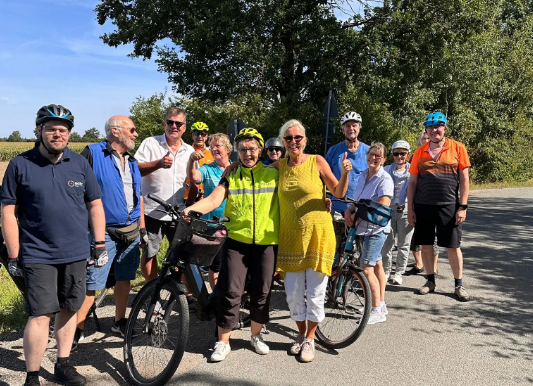 Gruppenfoto im Sachsenwald